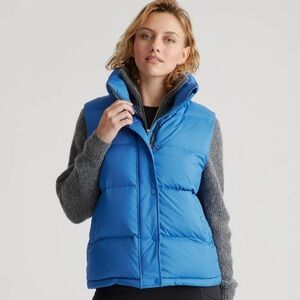 Quince Blue Puffer Vest